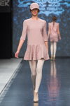 Tatiana Kiseleva show — DnN SPbFW ss14 (looks: white tights, pink dress)