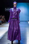 Pokaz Yulia Kosyak — DnN SPbFW ss14 (ubrania i obraz: kostium fioletowy)