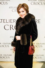 Елена Ищеева. Crocus Atelier Couture / Fashion Day (наряды и образы: чёрное пальто)