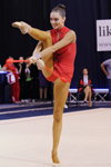 Carmel Kallemaa — Weltcup 2013 (Looks: roter Gymnastikanzug)