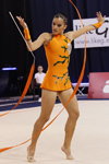Dailen Cutiño Areas — Puchar Świata 2013 (ubrania i obraz: trykot gimnastyczny pomarańczowy)