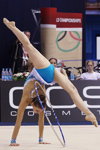 Ekaterina Volkova. Ekaterina Volkova — Weltcup 2013 (Looks: himmelblauer Gymnastikanzug)