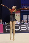 Kaho Minagawa, Sakura Hayakawa — Weltcup 2013 (Looks: schwarzer Gymnastikanzug)