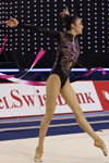 Kaho Minagawa, Sakura Hayakawa — Puchar Świata 2013 (ubrania i obraz: trykot gimnastyczny czarny)