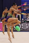 Übung mit den Keulen. Weißrussland — Weltcup 2013