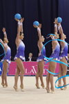 Групповые упражнения. Бразилия — Этап Кубка мира 2013 (наряды и образы: купальник (худ. гимнастика) цвета индиго)