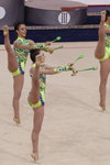 Übung mit den Keulen. Brasilien — Weltcup 2013
