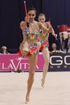 Анастасія Назаренко і Ксенія Дудкіна. Групові вправи. Росія — Етап Кубка світу 2013