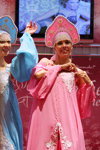 Показ белья Dimanche — Lingerie-Expo 2013 (наряды и образы: голубой кокошник, розовый кокошник)