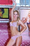 Dimanche lingerie show — Lingerie-Expo 2013 (looks: lilac bra, lilac briefs, braid)