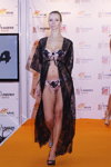 Pokaz V.I.P.A — Lingerie-Expo 2013 (ubrania i obraz: peniuar czarny gipiurowy)