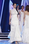 TOP-15. Gala final — Miss Minsk 2013. Parte 1 (looks: vestido de novia blanco)