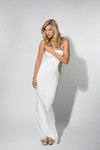 Miss Austria 2013 (looks: vestido de noche blanco)