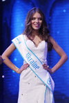 Kateryna Sandulova. Final — Miss Supranational 2013. Part 1 (looks: whiteevening dress)