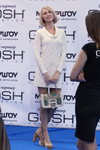 Girls — Motorshow 2013. Part 2 (looks: white mini dress)