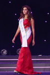 ТОП-20 "Miss Supranational 2013": дефиле в вечерних платьях. Часть 3 (наряды и образы: красное вечернее платье)