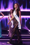 ТОП-20 "Miss Supranational 2013": дефиле в вечерних платьях. Часть 3 (наряды и образы: чёрное кружевное вечернее платье)