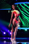 Swimsuit competition — Miss Supranational 2013. Top-20. Part 2 (looks: coral swimsuit)