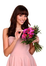 Фотофакт: "Miss Polonia" Паулина Крупинска и цветы