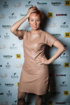 Жанна Эппле. Официальная pre-party "EUROVISION-2013" (наряды и образы: телесное платье)