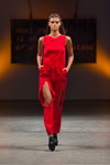 Alexandra Westfal show — Riga Fashion Week SS14 (looks: red jumpsuit)