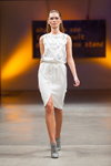 Показ Alexandra Westfal — Riga Fashion Week SS14 (наряди й образи: біла сукня)