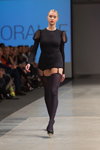 Amoralle show — Riga Fashion Week SS14 (looks: black pumps, black nylon stockings)