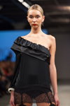 Amoralle show — Riga Fashion Week SS14 (looks: black nylon stockings)