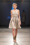 Anna LED show — Riga Fashion Week SS14 (looks: beige dress)