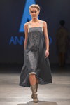 Anna LED show — Riga Fashion Week SS14 (looks: grey sundress, )