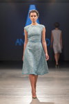 Показ Anna LED — Riga Fashion Week SS14 (наряды и образы: голубое платье)