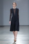 Pokaz Katya Katya Shehurina — Riga Fashion Week AW13/14 (ubrania i obraz: sukienka czarna)
