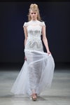 Katya Katya Shehurina show — Riga Fashion Week SS14 (looks: white wedding dress)