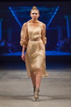 Modenschau von M-Couture — Riga Fashion Week SS14 (Looks: hautfarbenes Kleid)
