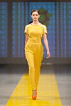 Narciss show — Riga Fashion Week SS14 (looks: yellow jumpsuit)
