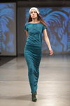 Показ Natālija Jansone — Riga Fashion Week SS14 (наряды и образы: платье цвета морской волны)
