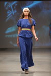 Natālija Jansone show — Riga Fashion Week SS14 (looks: blue dress)