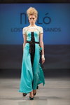 Показ NÓLÓ — Riga Fashion Week SS14 (наряды и образы: бирюзовое платье)