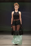 NÓLÓ show — Riga Fashion Week SS14 (looks: blackevening dress)