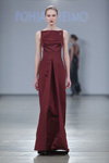 Pohjanheimo show — Riga Fashion Week AW13/14 (looks: burgundyevening dress)