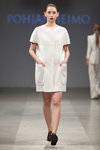 Pohjanheimo show — Riga Fashion Week SS14 (looks: white dress, black pumps)