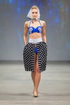 Pokaz Sin on the Beach — Riga Fashion Week SS14 (ubrania i obraz: strój kąpielowy niebieski)