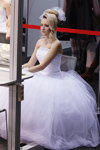 "Роза Ветров HAIR 2013": причёска новобрачной (юниоры). Часть 1 (наряды и образы: белое свадебное платье, блонд (цвет волос))