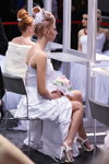Wedding hairstyles — Roza vetrov - HAIR 2013. Part 1 (looks: white wedding dress, white sandals)