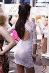 Day Style — Роза Ветров - HAIR 2013 (наряды и образы: белое гипюровое платье мини)