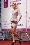 Day Style — Roza vetrov - HAIR 2013 (looks: grey dress with basque, black pumps)