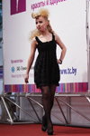 Day Style — Roza vetrov - HAIR 2013 (looks: black dress, black tights, black pumps)