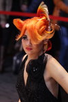 "Роза вітрів HAIR 2013": жіноча вечірня зачіска (наряди й образи: чорна сукня)