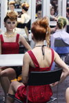Evening Style — Roza vetrov - HAIR 2013 (looks: vestido de cóctel con estampado de leopardo rojo, )
