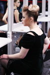 Evening Style — Роза Ветров - HAIR 2013 (наряды и образы: чёрные чулки с кружевной резинкой)